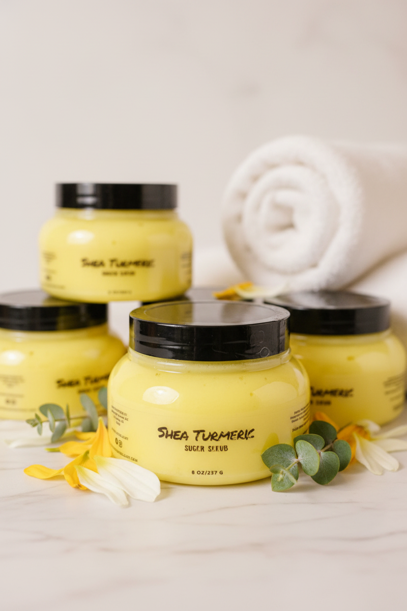 Shea Turmeric Sugar Scrub